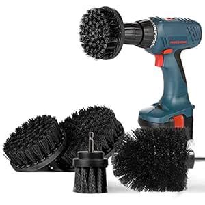 SAFETYON Drill Brushes 4 Pieces Attachment Electric Drill Brushes for ...