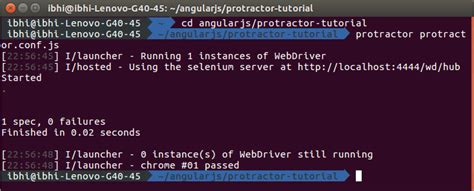 Protractor Tutorial | Ibhi's blog