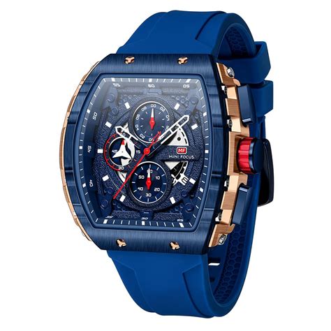 Buy AIMES Watches for Men Luxury Skeleton Tonneau Watch for Men ...