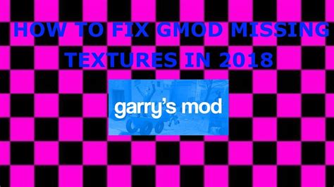Image result for Gmod Missing Textures