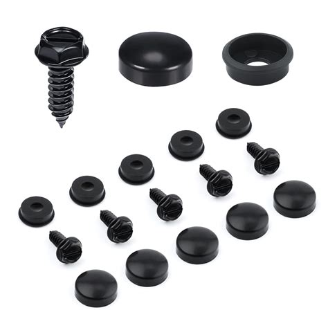 18pcs License Plate Screws Kit, Stainless Steel License Plate Screws ...