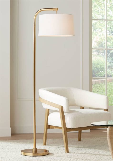 White And Gold Floor Lamp Floor Lamp Living Room Articulated Lamp