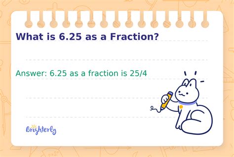 What is 6.25 as a Fraction? [Solved]