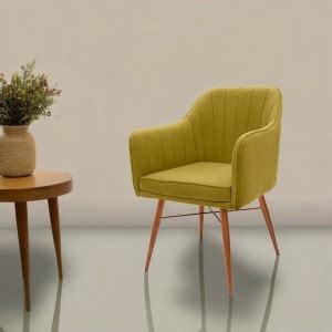 Little Extra Handmade Chair for Living Room, Bedroom, Study Room-Velvet ...