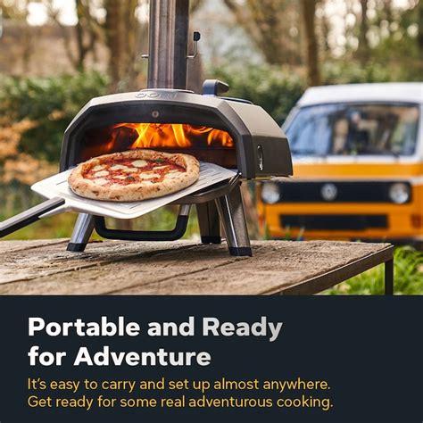 Ooni Insulated steel Hearth Wood-fired Outdoor Pizza Oven in the ...