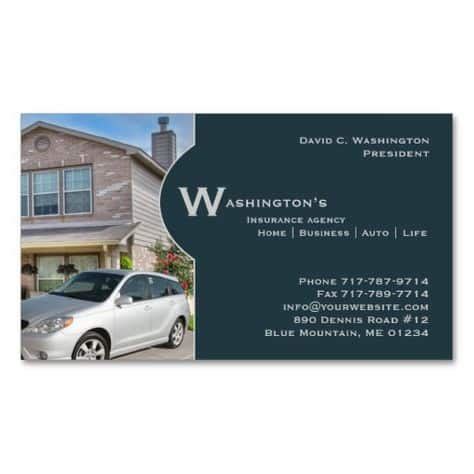 Image result for Insurance Agent Cards