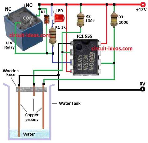 Automatic Water Level Controller Using IC 555 的图像结果
