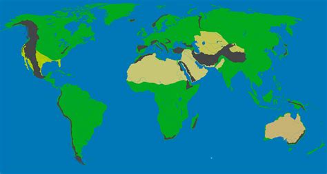 Mountains On World Map