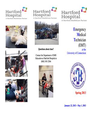 Fillable Online harthosp Emt uconn spring 2013 brochure.pdf - Hartford ...