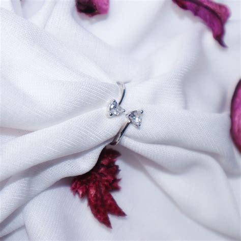 Little Hearts Ring - Silver | Salty – Salty Accessories