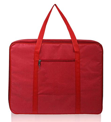 Kuber Industries Rexene Jumbo Moisture Proof Underbed Storage Bag (Red ...