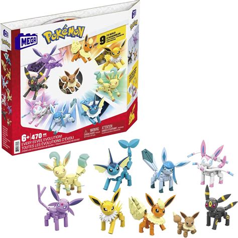 Mega Brands MEGA Pokémon Building Toys Set Every Eevee India | Ubuy