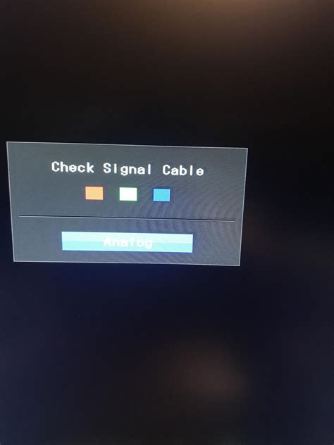 Check Signal Cable Error 的图像结果