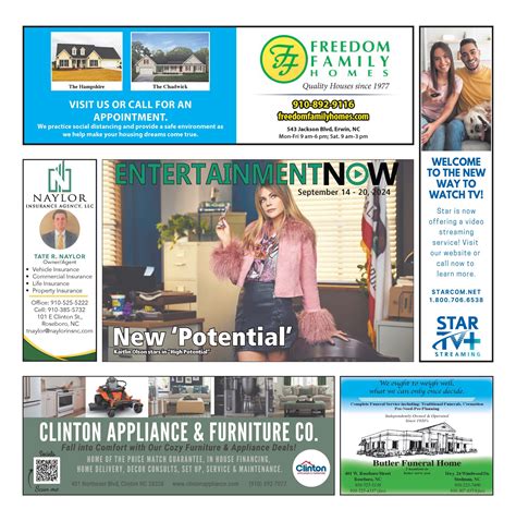 TV Week - September 14, 2024 | Sampson Independent