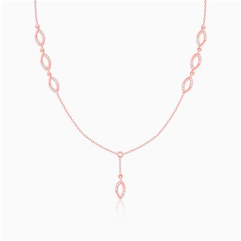 Rose Gold Regal Radiance Necklace – GIVA