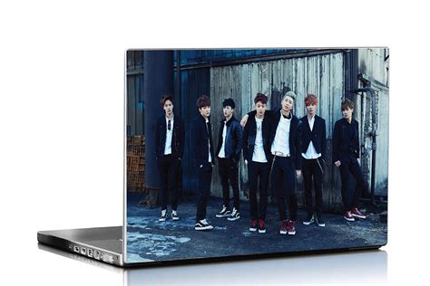 ISEE 360® Boy Band Musical Army Laptop Skin Cover Laminated Stickers ...