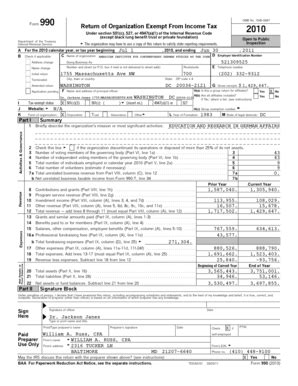 Fillable Online FORM 990 Return of Organization Exempt From Income Tax ...