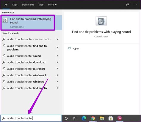 Win 10 Audio Troubleshooter 的图像结果