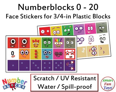 Numberblocks Faces Printable - Printable Templates