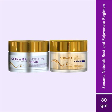 Sonama Naturals Rest and Rejuvenate Regimen: Under Eye Cream | Age Def