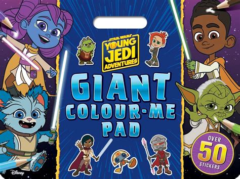 Star Wars Young Jedi Adventures: Giant Colour Me Pad : Walt Disney ...