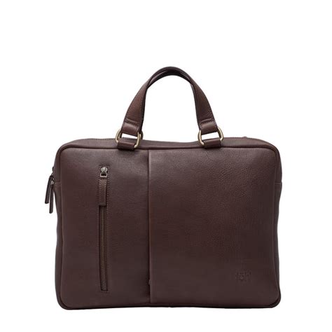 LB 0007 - TOHL SIMONE MEN'S LAPTOP BAG - MUD - tohl