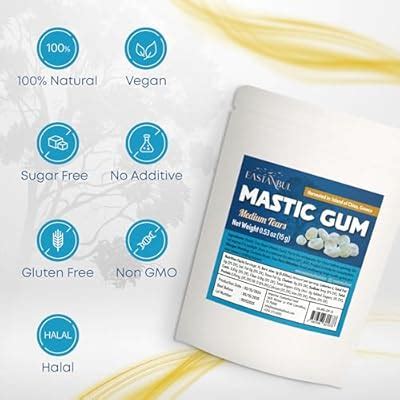 Eastanbul Mastic Gum Chewing Gum, 0.53oz (15g), India | Ubuy
