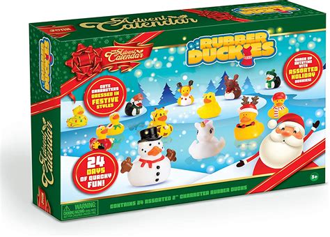 Buy Christmas 24 Days Countdown Advent Calendar with 24 Rubber Ducks ...