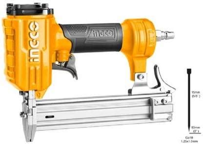 INGCO Brad Nailer, Nail Gun, Ga18 100pcs Capticaty 100pcs Brad size 10 ...