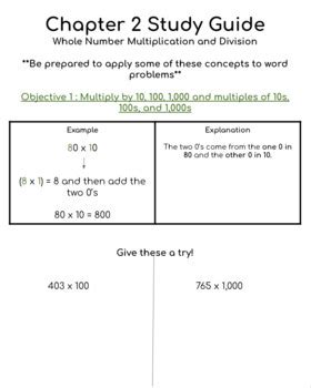 5th Grade Math Study Notes 的图像结果