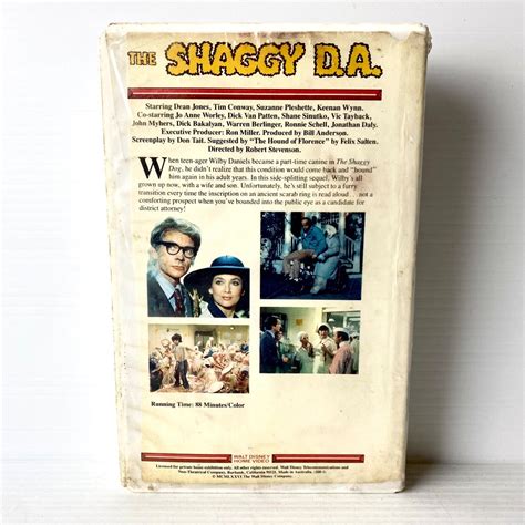 The Shaggy DA 1976 Vintage Disney Movie - VHS Tape - Tested & Working ...