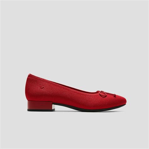 Round-Toe Small Bow Block Heels (Bianca), RUBY RED, EU38.5 | VIVAIA