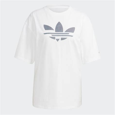 adidas Adicolor Iridescent Shattered Trefoil Tee - White | Free ...