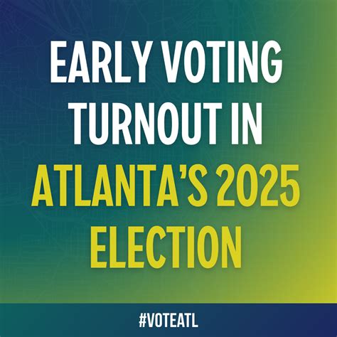 Who Showed Up? Voter Turnout in Atlanta’s 2025 Municipal Elections vs ...