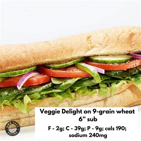 9 Healthy Picks at Subway Nutritionist Approved! - Own Your Eating with ...