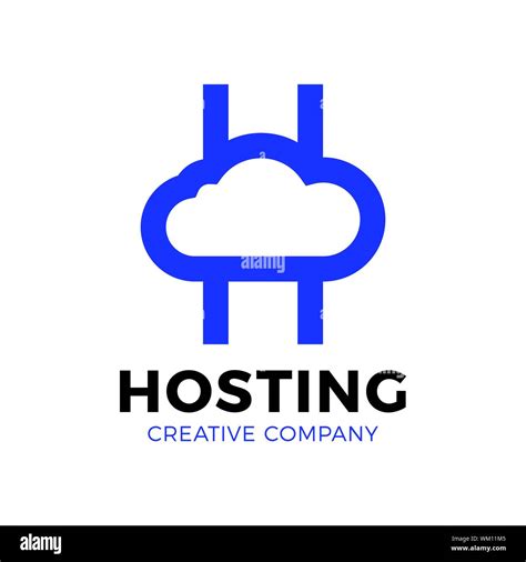 Letter H Hosting Cloud folder Logo Design Template Element Stock Vector Image & Art - Alamy