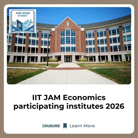 IIT JAM Economics Admitting Institutes for MSc/MA Programs | EduSure
