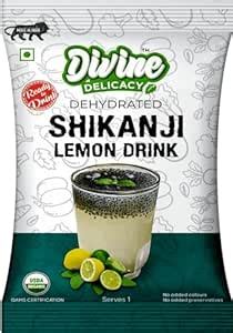 DIVINE DELICACY Ready to Eat Shikanji | 10gm | A refreshing lemon-based ...