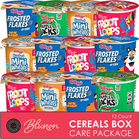 Amazon.com: Kellogg's Cereal Jumbo Assortment Pack, 32.7 oz, 30 Mini ...