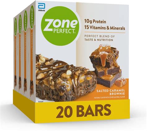 Amazon.com: ZonePerfect Protein Bars | 10g Protein | 18 Vitamins ...