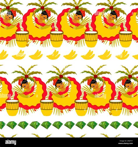 Happy Carnival, Colombia, South America Carnival with samba dancers and ...