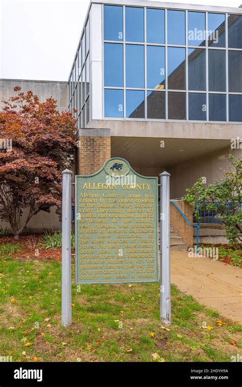 Allegan, Michigan, USA - October 21, 2021: The Allegan County ...
