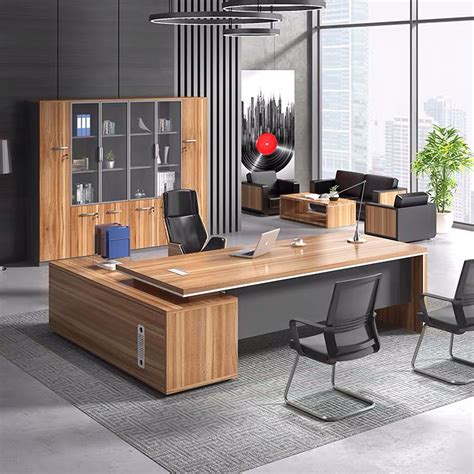 Modern Executive Desk Modern Modular L Shape Office Desk with Drawer ...
