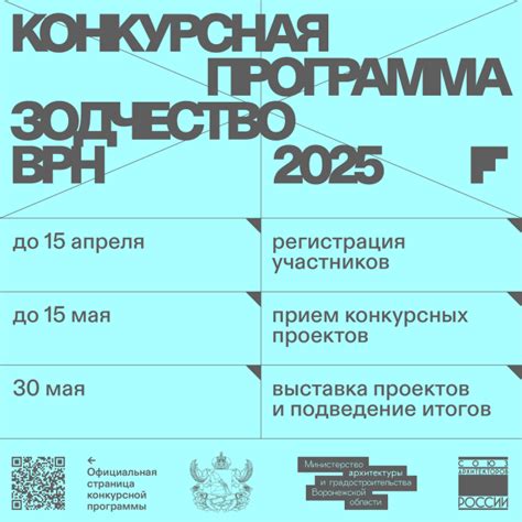 Зодчество ВРН 2025 - конкурсная программа