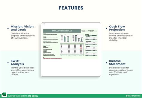 Microsoft Excel Business Plan Template 的图像结果
