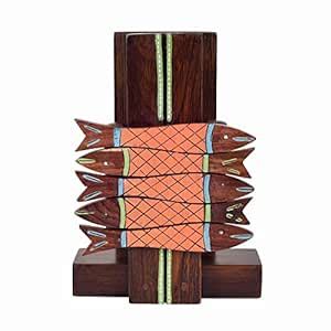 Aakriti Art Creations | Something's Fishy Towel Holder | Towel Stand ...