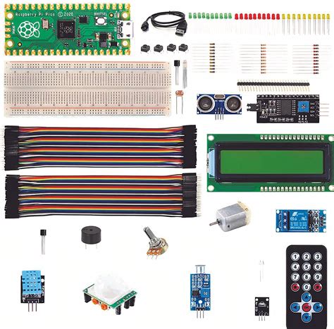 Buy REES52 Raspberry Pi Pico Super Starter Kit - RP2040 Microcontroller ...