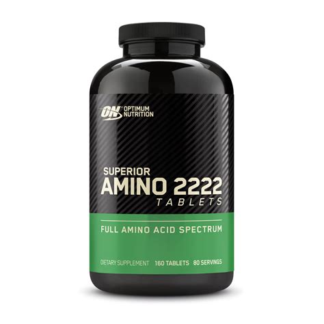 Buy Optimum tion Superior Amino 2222 s, Complete Essential Amino s ...