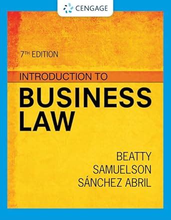 Buy Introduction to Business Law (Mindtap Course List) Book Online at ...