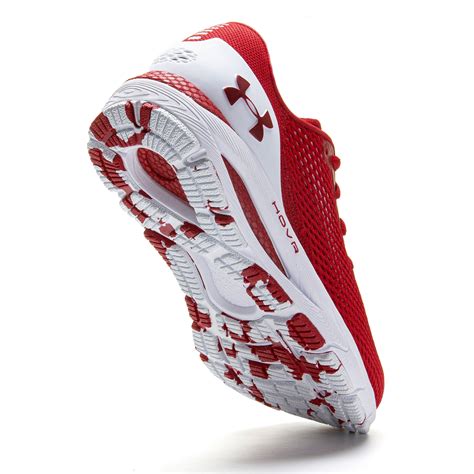 Under armour red and white shoes online